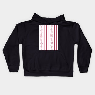 viva magenta stripes Pattern. Kids Hoodie